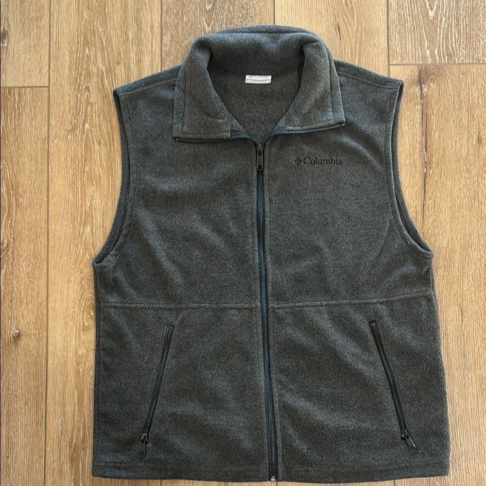 Columbia Gray Fleece Vest
